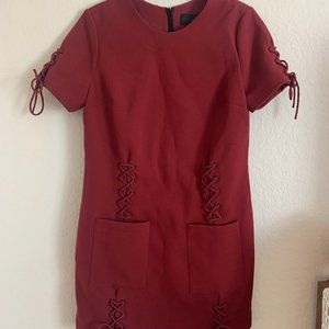 Kendall & Kylie Maroon Mini Dress